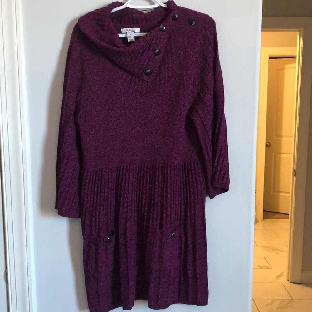 Style and Co sweater dress. Size 1x